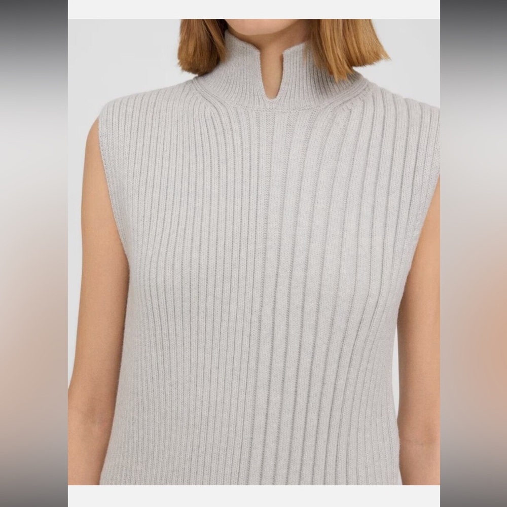 NWOT S Theory Cashmere Pullover Sleeveless Sweater